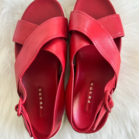 PRADA CHUNKY SANDALS - Picture 3 of 10